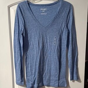 Old Navy Light Blue Long Sleeve Top